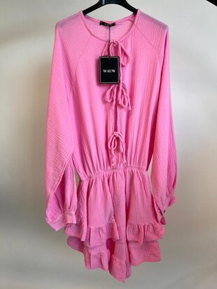 PLAYSUIT katoen - babyroze