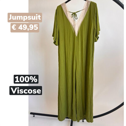 Jolien jumpsuit - pistache