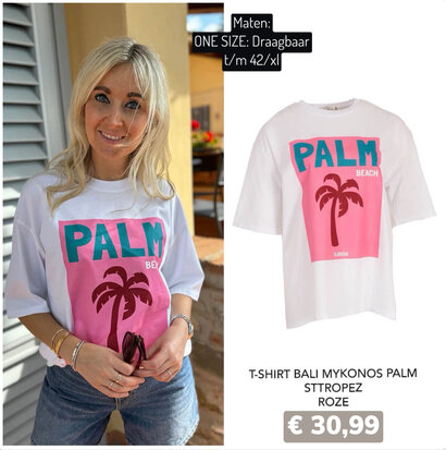 Azzurro T-SHIRT PALM