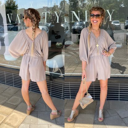 Ilona jumpsuit - taupe