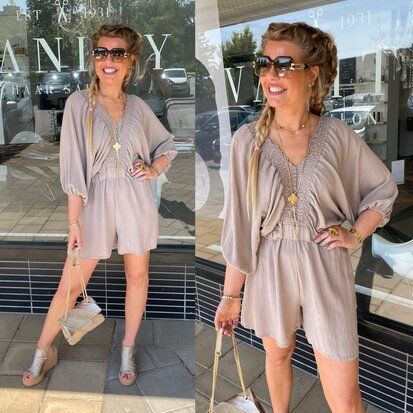 Ilona jumpsuit - taupe