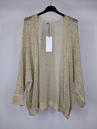 Lurex vest - goud