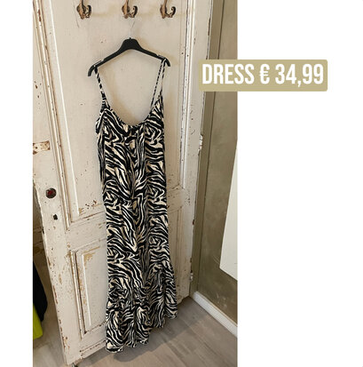 Lisette Zebra maxi dress 