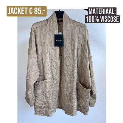 Esmea viscose jacket - goud