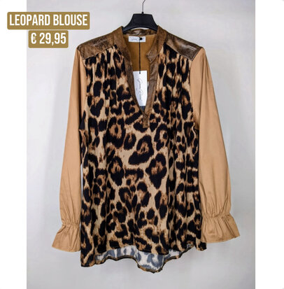 CHICA leopard blouse 