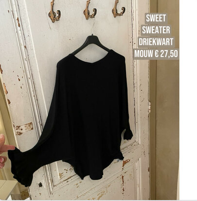 Sweetie sweater - zwart