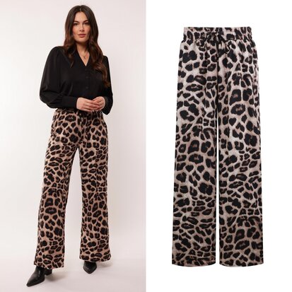 C&S  Bo-Anne broek leopard print