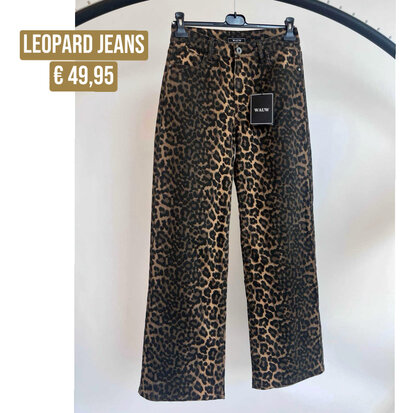 STRETCH LEOPARD jeans