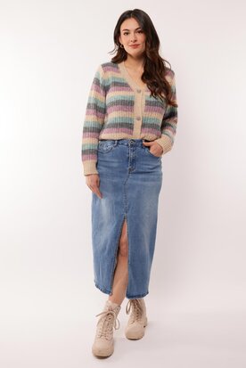 C&S Coco rok denim mid blue