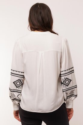 C&S Chiara blouse offwhite