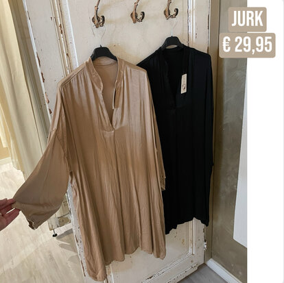 Dress Jessica silk goud