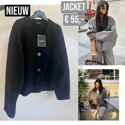 STYLE jacket zwart