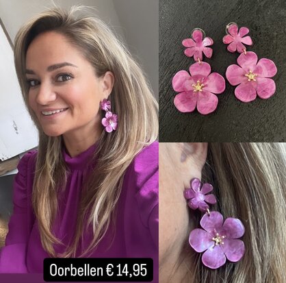 Mircle Flower oorbellen 