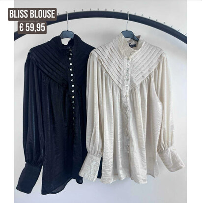 Bliss blouse - parelmoer