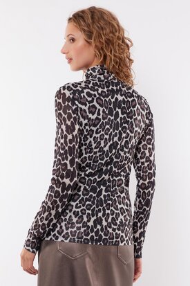 C&S Dylana top leopard print