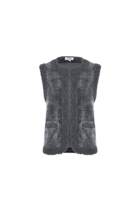 C&S Doreen gilet dark gray