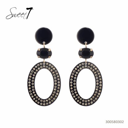 Olivia earring zwart