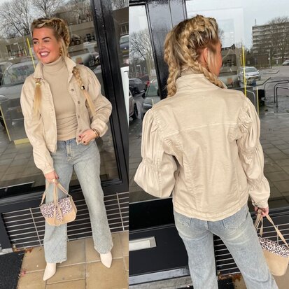 G Maxx Annemarie jacket sand