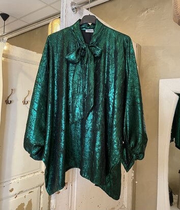 Donna strik blouse groen