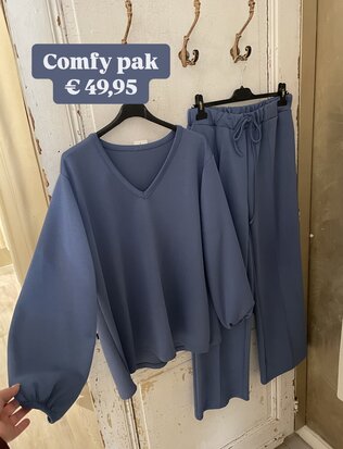 Mara comfy set blauw