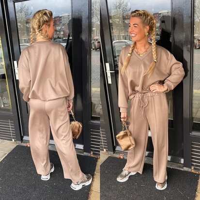 Ayse comfy set taupe