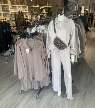 Annebel comfy set taupe