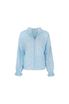 C&S Aria blouse ice blue