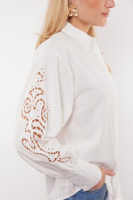 C&S Bryce blouse offwhite