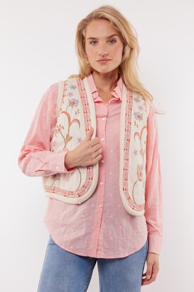 C&S Tory gilet sand