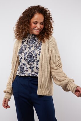 C&S Acy cardigan sand