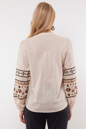 C&S Cascade blouse sand