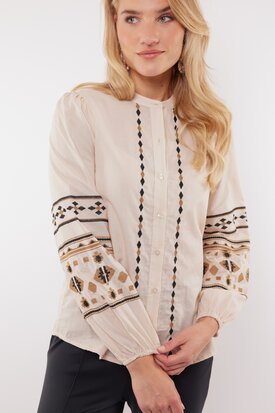 C&S Cascade blouse sand