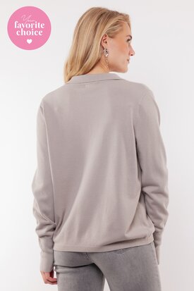 C&S Valary sweater gray