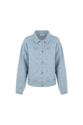 C&S Trinity jacket denim light blue