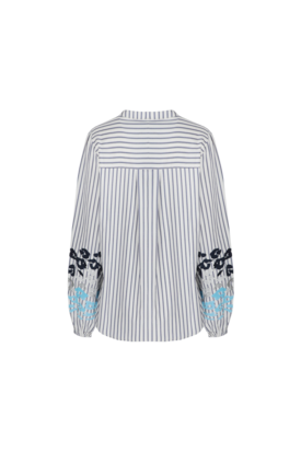 C&S Auburn blouse ice blue