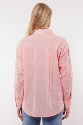 C&S Eme blouse flower peach