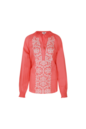 C&S Dinthe blouse spicy coral