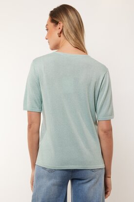 G Maxx Aiden knitting top green mint