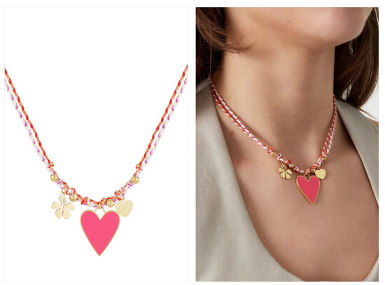 Happy Summer Girl ketting - roze