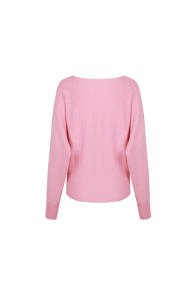 C&S Florine sweater flower peach