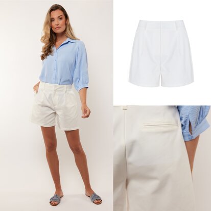 G maxx Amalia shorts offwhite