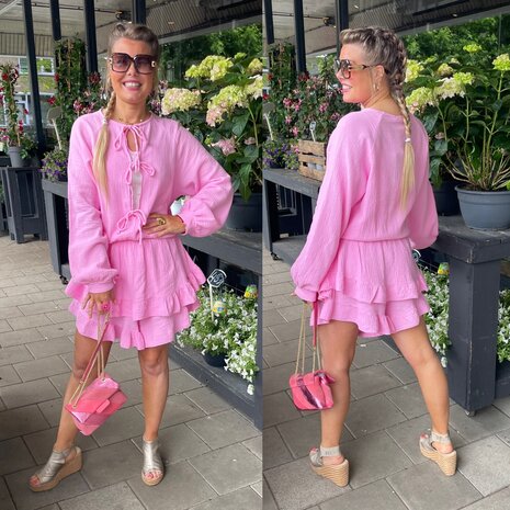 PLAYSUIT katoen - babyroze