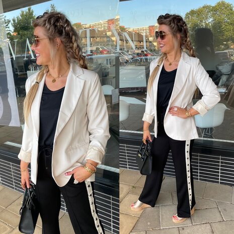 Marcella Blazer licht beige