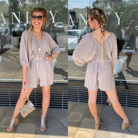 Ilona jumpsuit - taupe