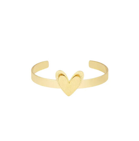 Dubbele liefde Armband- goud