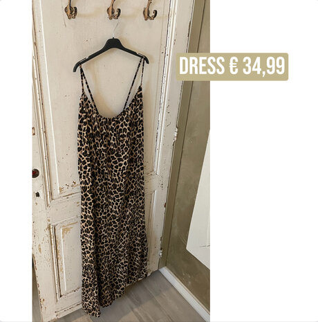 Lisette Leopard maxi dress 