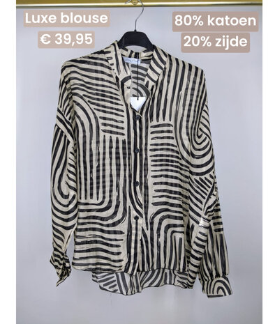 Luxe Lianne blouse zand