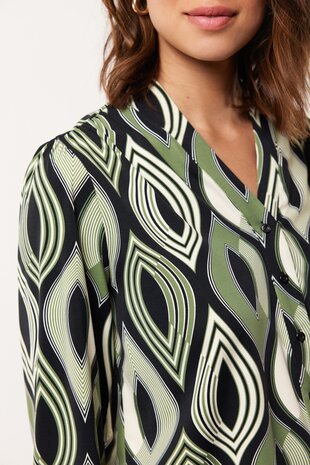 G Maxx Else blouse green/sand