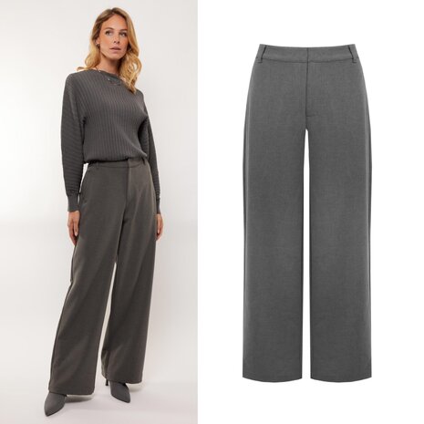 G maxx Marije broek gray melange