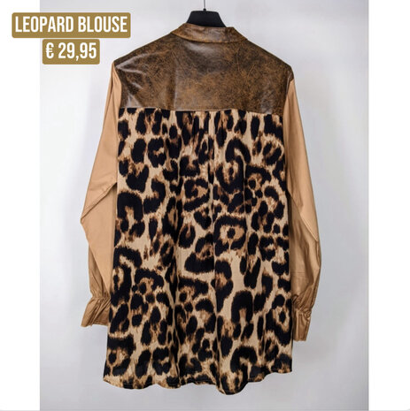 CHICA leopard blouse 